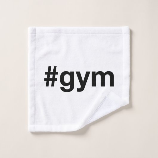 GYM Hashtag Waschlappen (Waschlappen)