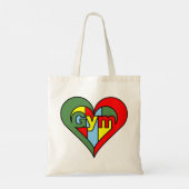 Gym Heart Tragetasche (Rückseite)