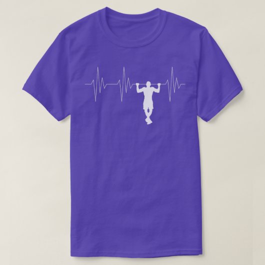 Gym Heartbeat-Fitness-Geschenk holen T-Shirt (Design vorne)