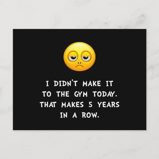 Gym heute postkarte (Vorderseite)