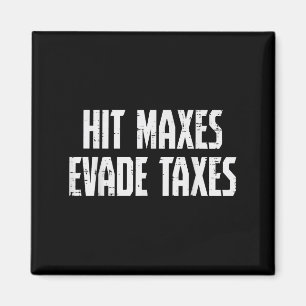 Gym Hit Maxes Evade Taxes Gewichtsabnahme Workout Magnet