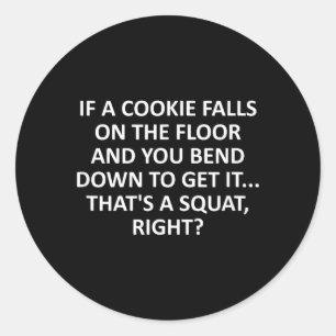 Gym Humor Sarkastischer Workout-Spruch Wenn ein Co Runder Aufkleber
