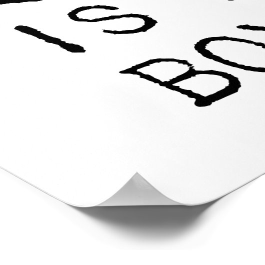 Gym ist mein neuer Freund Poster (Ecke)