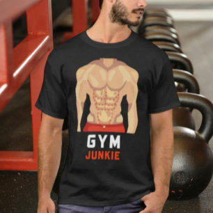 Gym Junkie: Körpertäuschung passen T-Shirt