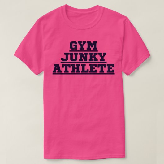 GYM JUNKY ATHLETE T-Shirt (Design vorne)