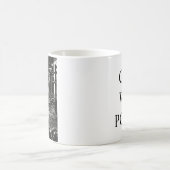Gym-Kaffeetasse – Harte Arbeit - Graue Willenskraf Kaffeetasse (Mittel)