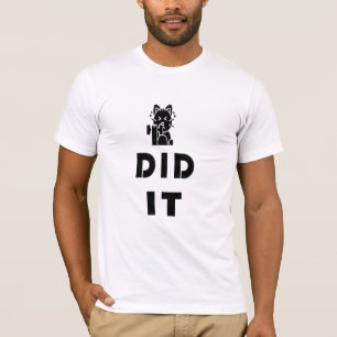Gym-Katze-Design T-Shirt