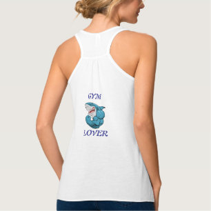 Gym Liebhaber Hai – Lustiges Fitness-Hai-Design Tank Top