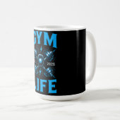 Gym Life Est. 2026 – New Chapter Fitness Kaffeetasse (VorderseiteRechts)