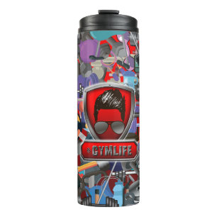 Gym Life Male Thermosbecher