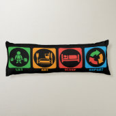 Gym Lifting Motivation Seitenschläferkissen (Rückseite)