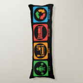 Gym Lifting Motivation Seitenschläferkissen (Vorderseite Vertikal)