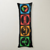 Gym Lifting Motivation Seitenschläferkissen (Rückseite (Vertikal))