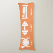 Gym Lifting Motivation Seitenschläferkissen (Vorderseite Vertikal)