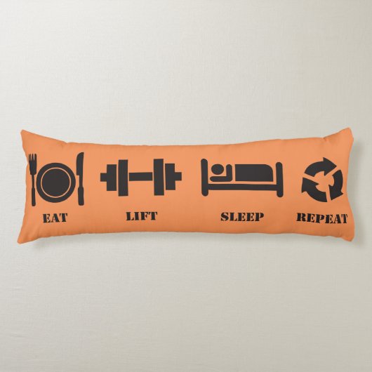 Gym Lifting Motivation Seitenschläferkissen (Vorderseite)