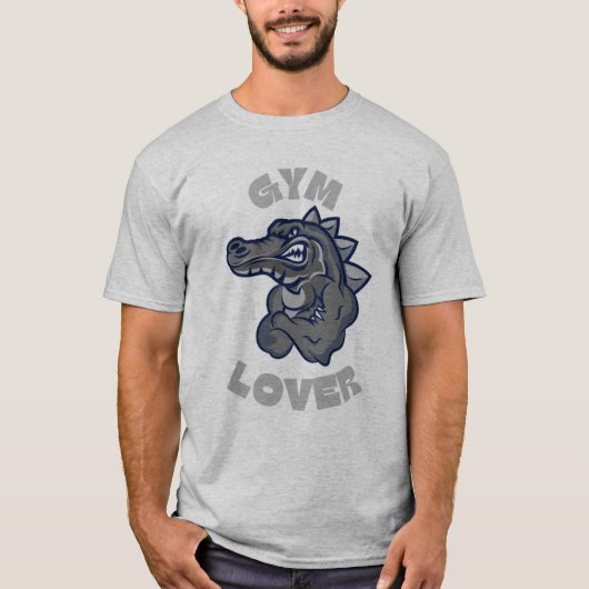 Gym Lover Alligator T-Shirt (Vorderseite)