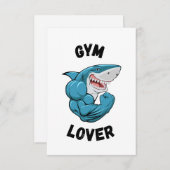 Gym Lover Dankeskarte (Vorne/Hinten)