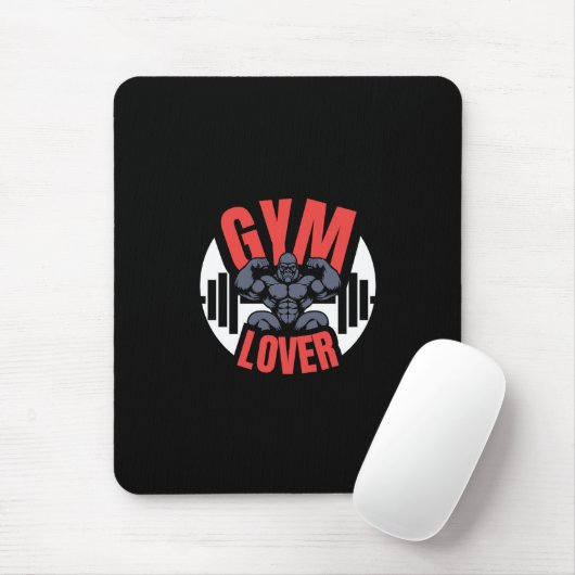 Gym Lover Gorilla Mousepad (Mit Mouse)