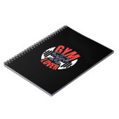 Gym Lover Gorilla Notizblock (Linke Seite)