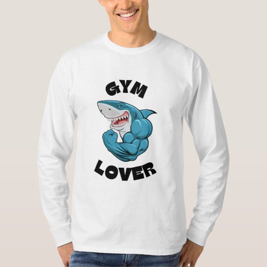 Gym Lover Text Design T - Shirt - Perfekt für Fitn (Vorderseite)