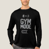 Gym Mode ON | Fitness Workout Motivation Design Tri-Blend Shirt (Vorderseite)