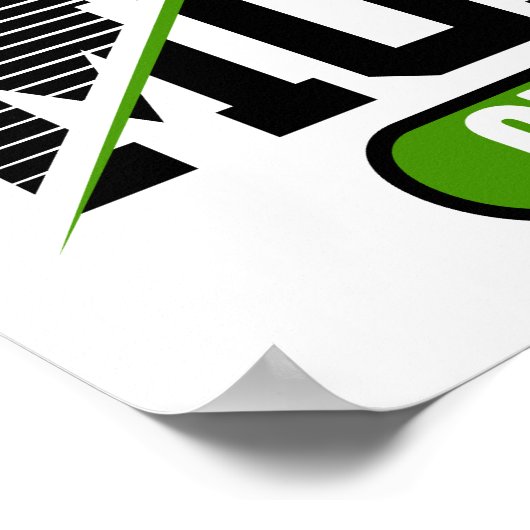 GYM-Modus bei Training GYM Workout Poster (Ecke)