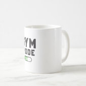 Gym-Modus – Hart Trainieren, Stark Bleiben Kaffeetasse (VorderseiteRechts)
