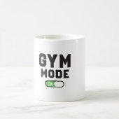 Gym-Modus – Hart Trainieren, Stark Bleiben Kaffeetasse (Mittel)