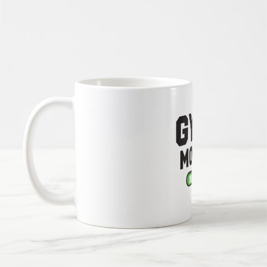 Gym-Modus – Hart Trainieren, Stark Bleiben Kaffeetasse (Links)