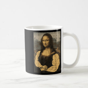 Gym Mona Lisa Muscle Fun Workout Fitness Kaffeetasse