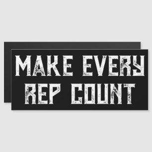 Gym Motivation Custom Power Rack Magnet Sign