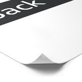 Gym Motivation Funny 0 Fors Given Men's  Poster (Ecke)