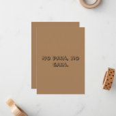 GYM-Motivation für maßgeschneiderten Text und hell Mitteilungskarte (Vorderseite/Rückseite Beispiel)