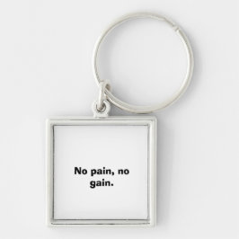 GYM-Motivation für maßgeschneiderten Text und hell Schlüsselanhänger