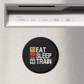 Gym Motivation Workout Fitness Sleep Bahn essen Magnet (In Situ (Geschirrspüler))