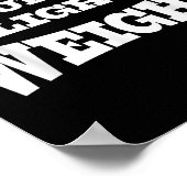 Gym Motivation Workout Yeah Buddy Light Weight Poster (Ecke)