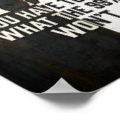 Gym-Motivations-Wandkunst Poster (Ecke)
