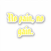 GYM-Motivationsziffern Aufkleber (Vorderseite)