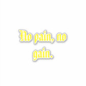 GYM-Motivationsziffern und hellbraun Aufkleber (Vorderseite)