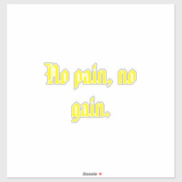 GYM-Motivationsziffern und hellbraun Aufkleber