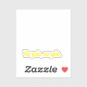 GYM-Motivationsziffern und hellbraun Aufkleber (Blatt)