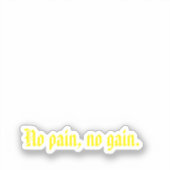 GYM-Motivationsziffern und hellbraun Aufkleber (Vorderseite)