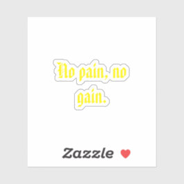 GYM-Motivationsziffern und hellbraun Aufkleber