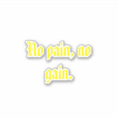 GYM-Motivationsziffern und hellbraun Aufkleber (Vorderseite)