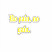 GYM-Motivationsziffern und hellbraun Aufkleber (Vorderseite)