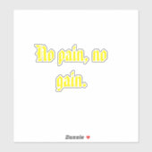 GYM-Motivationsziffern und hellbraun Aufkleber (Blatt)