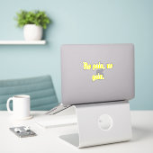 GYM-Motivationsziffern und hellbraun Aufkleber (Laptop auf Schreibtisch)