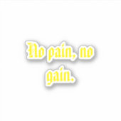 GYM-Motivationsziffern und hellbraun Aufkleber (Vorderseite)