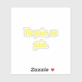 GYM-Motivationsziffern und hellbraun Aufkleber