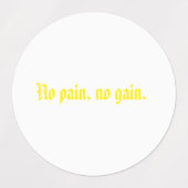 GYM-Motivationsziffern und hellbraun Etiketten (Design 2)